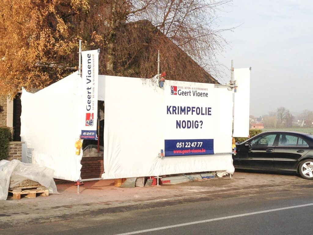 Krimpfolie - Steigerbouw Geert Viaene uit Roeselare