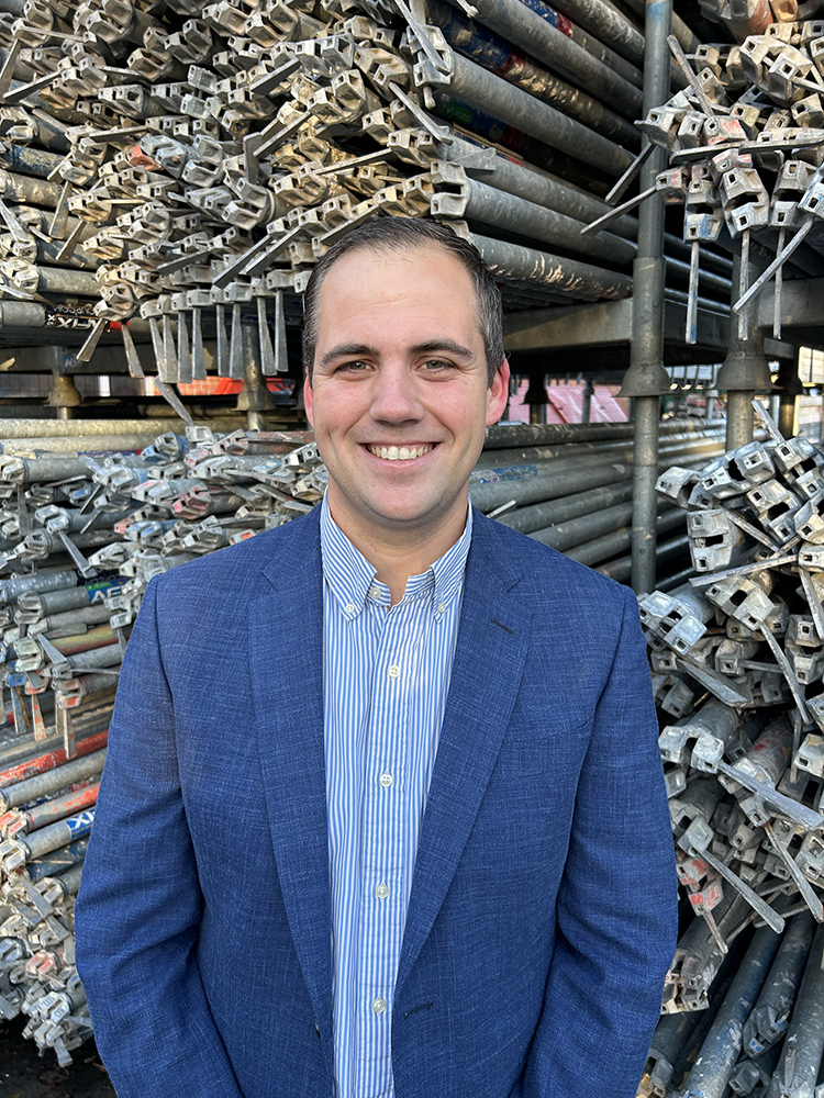 Miquel Viaene, zaakvoerder van Steigerbouw Geert Viaene